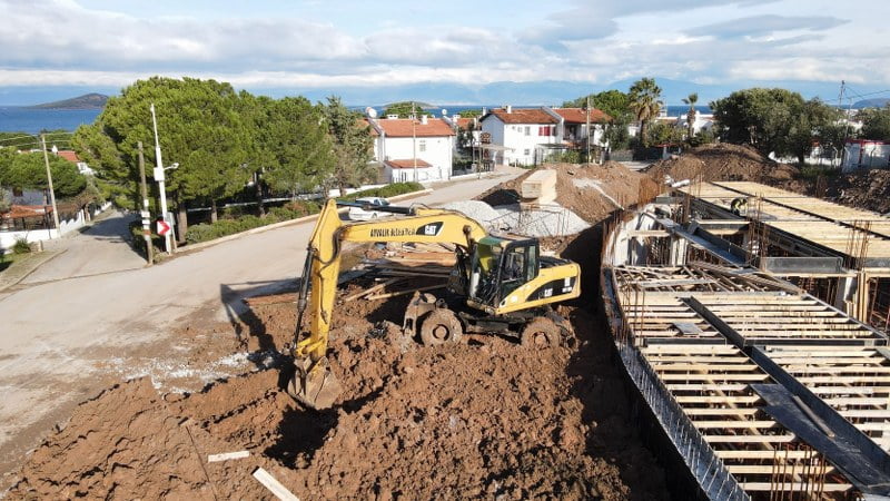 Ayvalık’ın ilk tam donanımlı huzurevi yükselişte