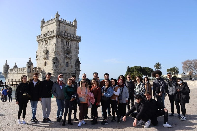 Gömeçli öğrencilerin Portekiz stajı