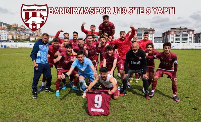 BANDIRMAPOR U19 GALİBİYET SERİSİNİ 5’E ÇIKARDI
