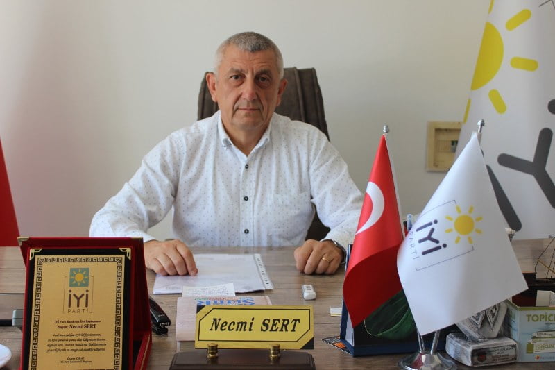 İYİ Parti İlçe Başkanı Necmi Sert’ten CHP’li Gürsel Tekin’e tepki