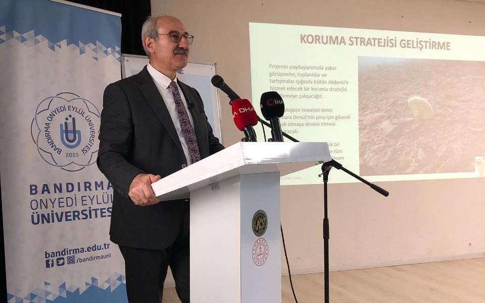 Marmara Denizi'nin daha temiz, daha yaşanılır bir ekosistem olması için 'Marmara'nın umudu Pina' projesi start aldı.