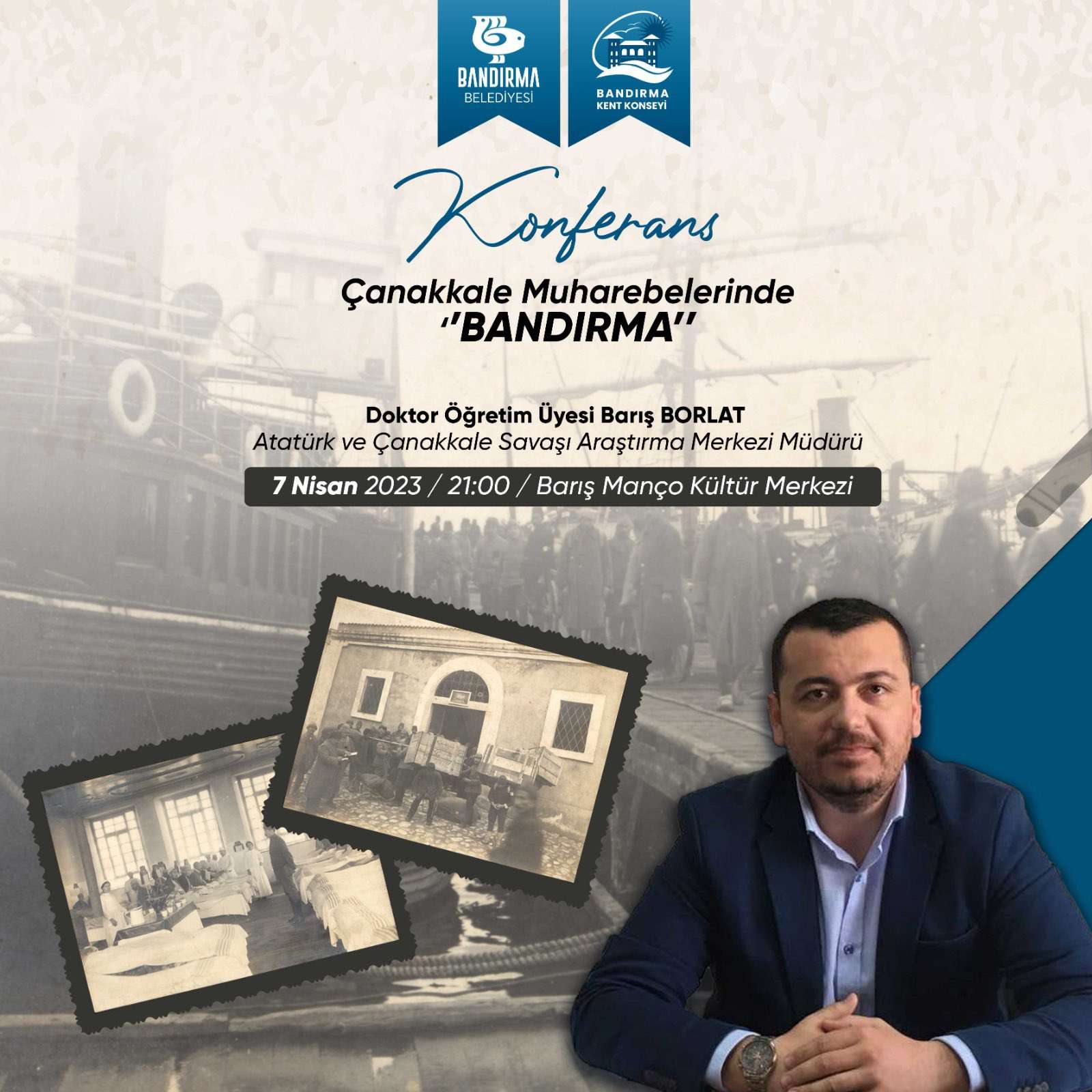 "ÇANAKKALE MUHAREBELERİNDE BANDIRMA"