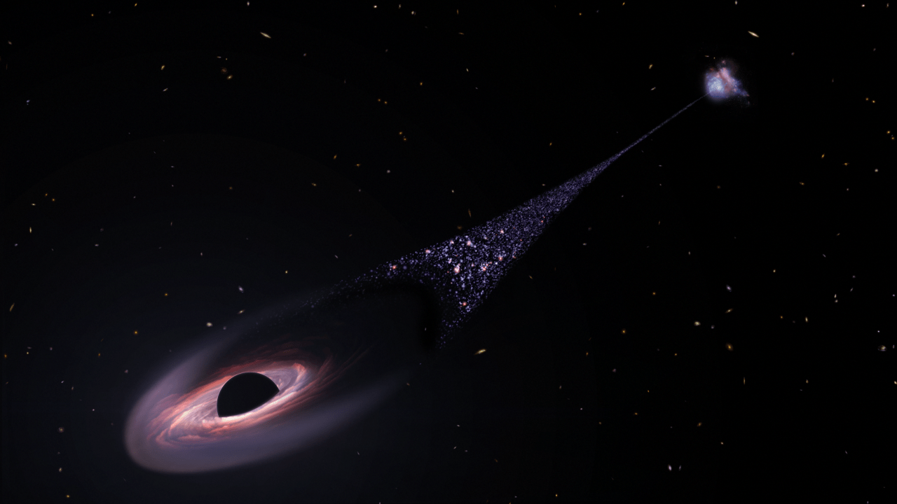 NASA, Hubble Uzay Teleskobu sayesinde tesadüfen keşfedilen yeni bir kara deliği duyurdu. "Görünmez bir canavar" olarak nitelendirilen bu kara deliğin, galaksiler arasında hızla ilerleyerek başıboş gezdiği belirtildi. 
