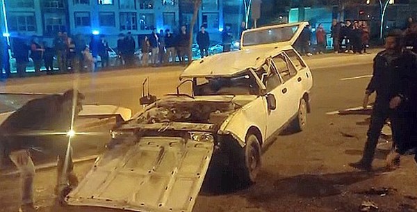 Kontrolden Çıkıp Takla Attı