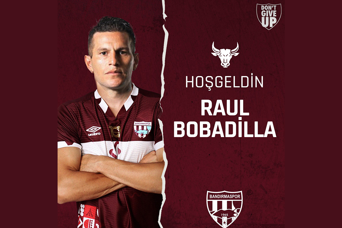 Paraguaylı 35 yaşındaki santrfor Raul Bobadilla Bandırmaspor ile 1 yıllık sözleşme imzaladı.