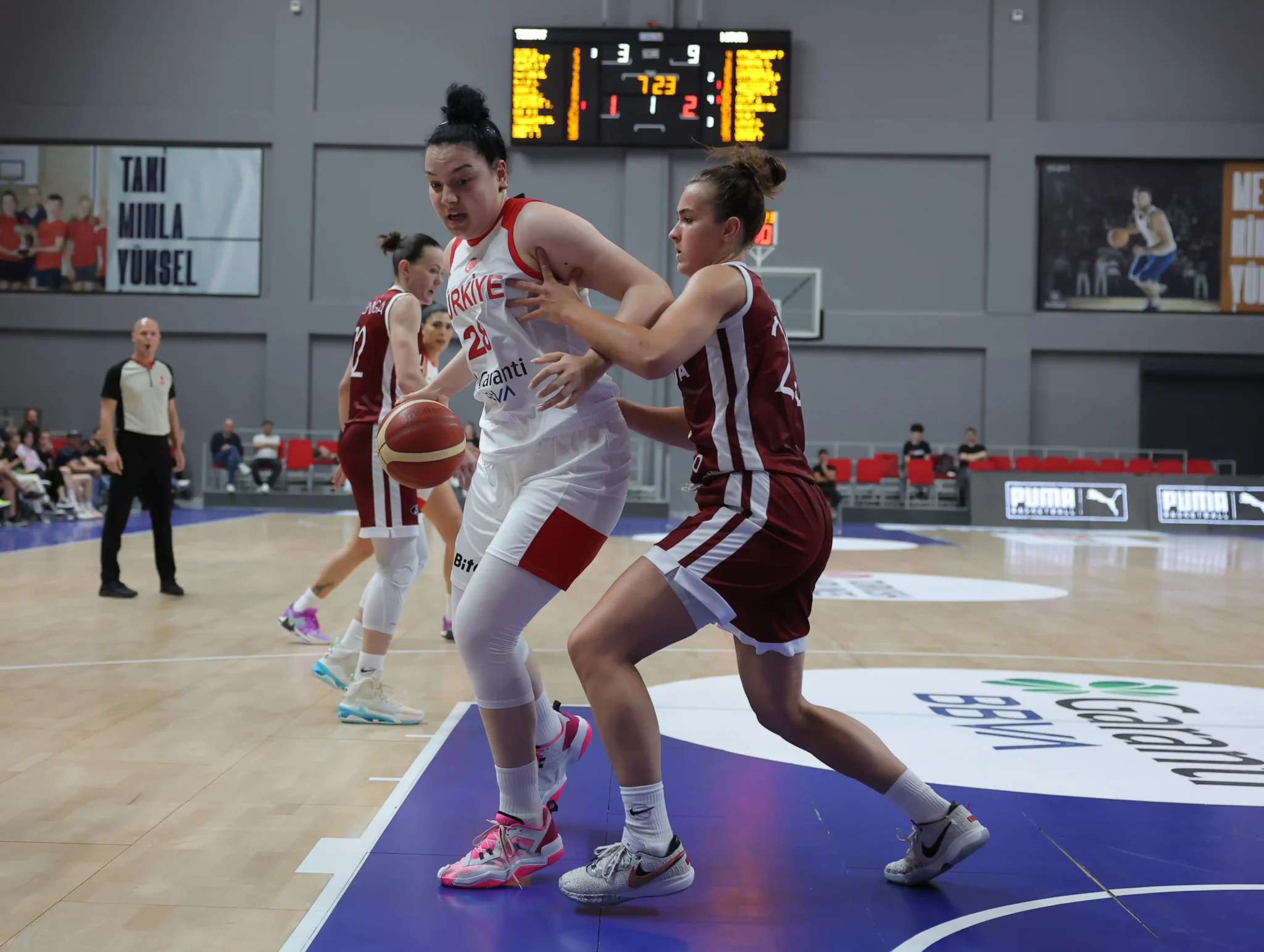 FIBA 2023 Kadınlar Avrupa Şampiyonası’na hazırlanan A Milli Kadın Basketbol Takımı Letonya ile olan hazırlık maçını 75-51'lik skorla maçı kazandı. İstanbul'da oynan özel maçta Letonya mağlup döndü.