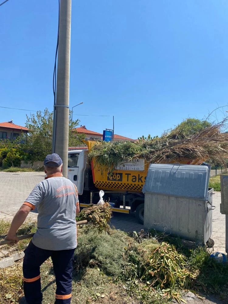 Balıkesir'in Ayvalık ilçesinde Turizm işletmecileri ile Ayvalık belediyesi yaklaşan sezon öncesinde çalışmalarına hız kazandırdı. Turizm sezonuna hazırlanan ilçede belediye ekipleri bu kapsamda sahil temizliği gerçekleştirdi.