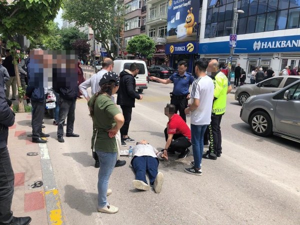BANDIRMA'DA TRAFİK KAZASI 1 YARALI