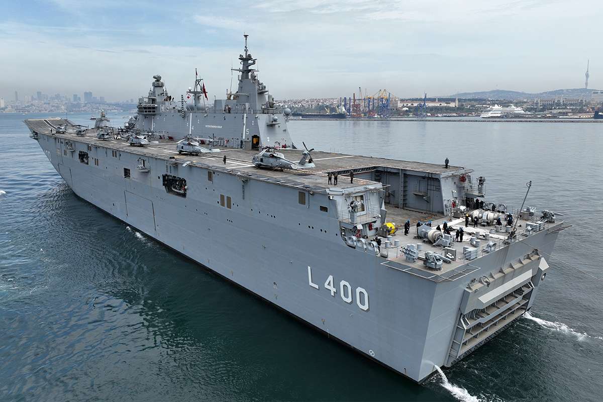 Deniz Kuvvetleri Komutanlığı’nın son üyesi TCG Anadolu ilk tatbikatına çıkıyor.