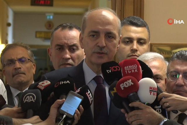 AK Parti Genel Başkanvekili ve İstanbul Milletvekili Numan Kurtulmuş, Türkiye Büyük Millet Meclisi Başkanlığı için adaylık başvurusunu gerçekleştirdi.
