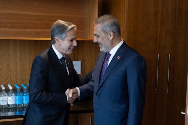 ABD Dışişleri Bakanı Antony Blinken, Dışişleri Bakanı Hakan Fidan ile yaptığı görüşmeye ilişkin “Türkiye değerli bir NATO müttefiki ve ortaktır” ifadelerini kullandı.
