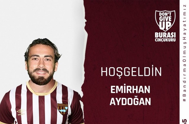 Teksüt Bandırmaspor transfer çalışmalarına devam ederken 25 yaşındaki orta saha oyuncusu Emirhan Aydoğdu ile anlaştığını duyurdu.