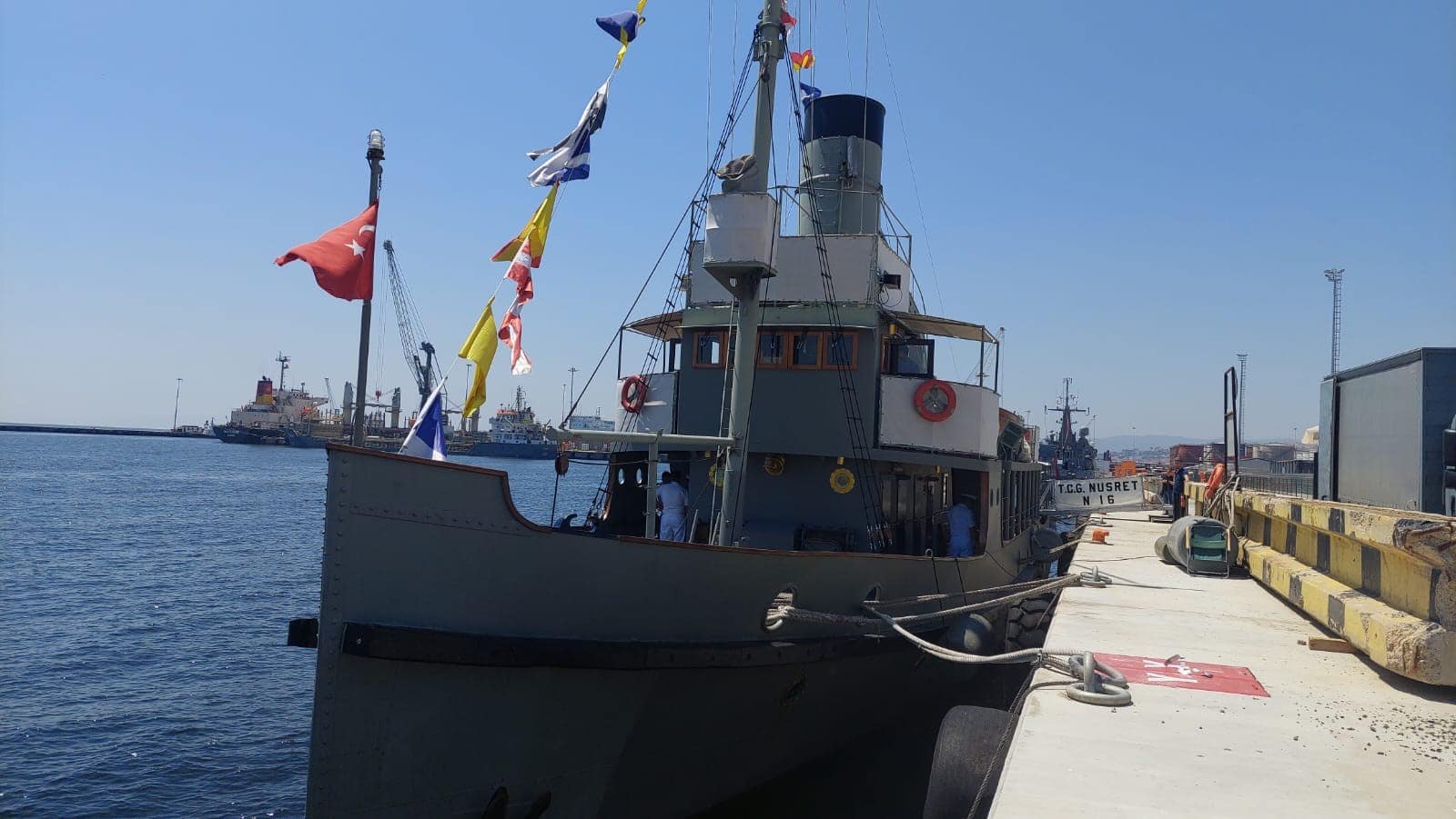NUSRAT MAYIN GEMİSİ TEKİRDAĞ'DA