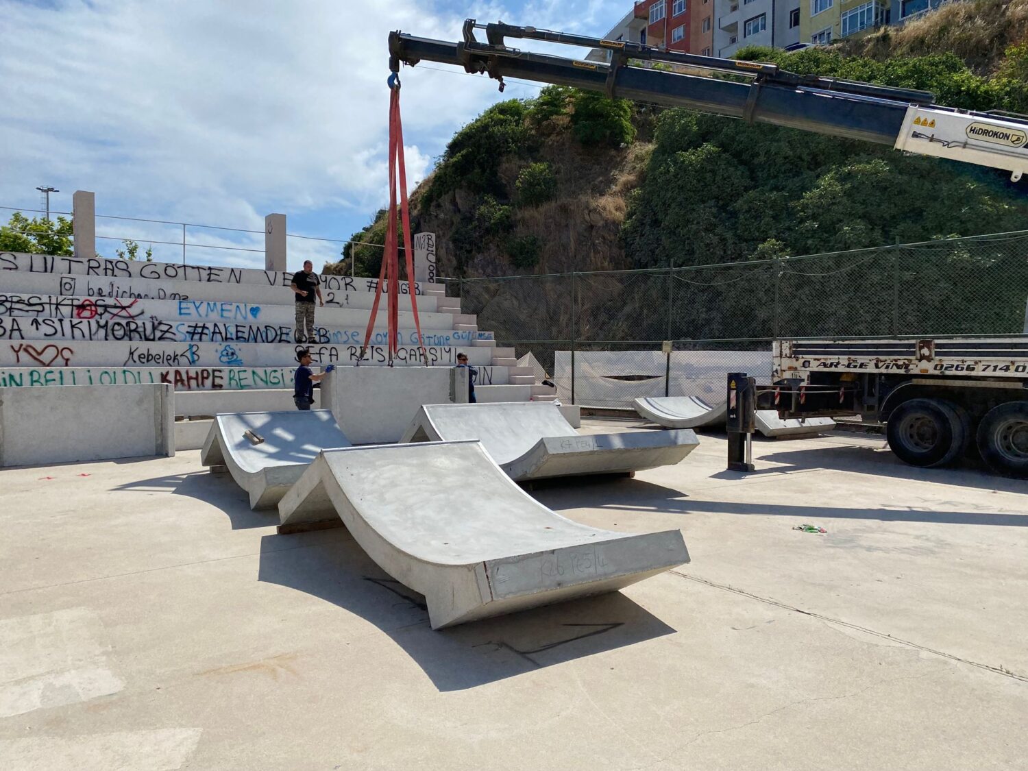 BANDIRMA SKATE PARK'INA KAVUŞUYOR