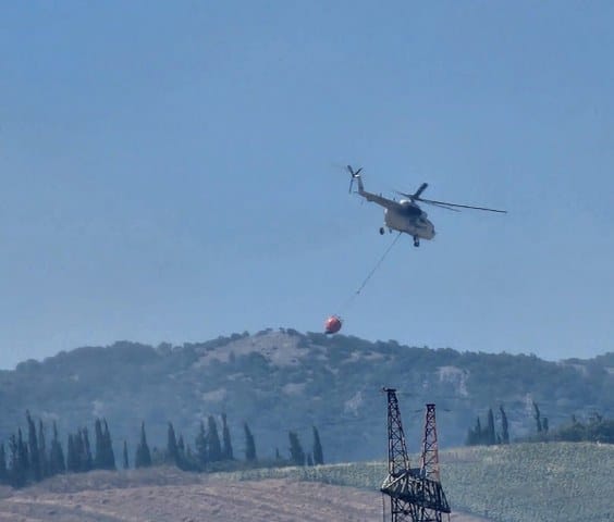 Bursa'nın Yenişehir ilçesindeki ormanlık alanda rüzgarın etkisiyle büyüyen yangına müdahaleye havadan ve karadan devam ediliyor.
