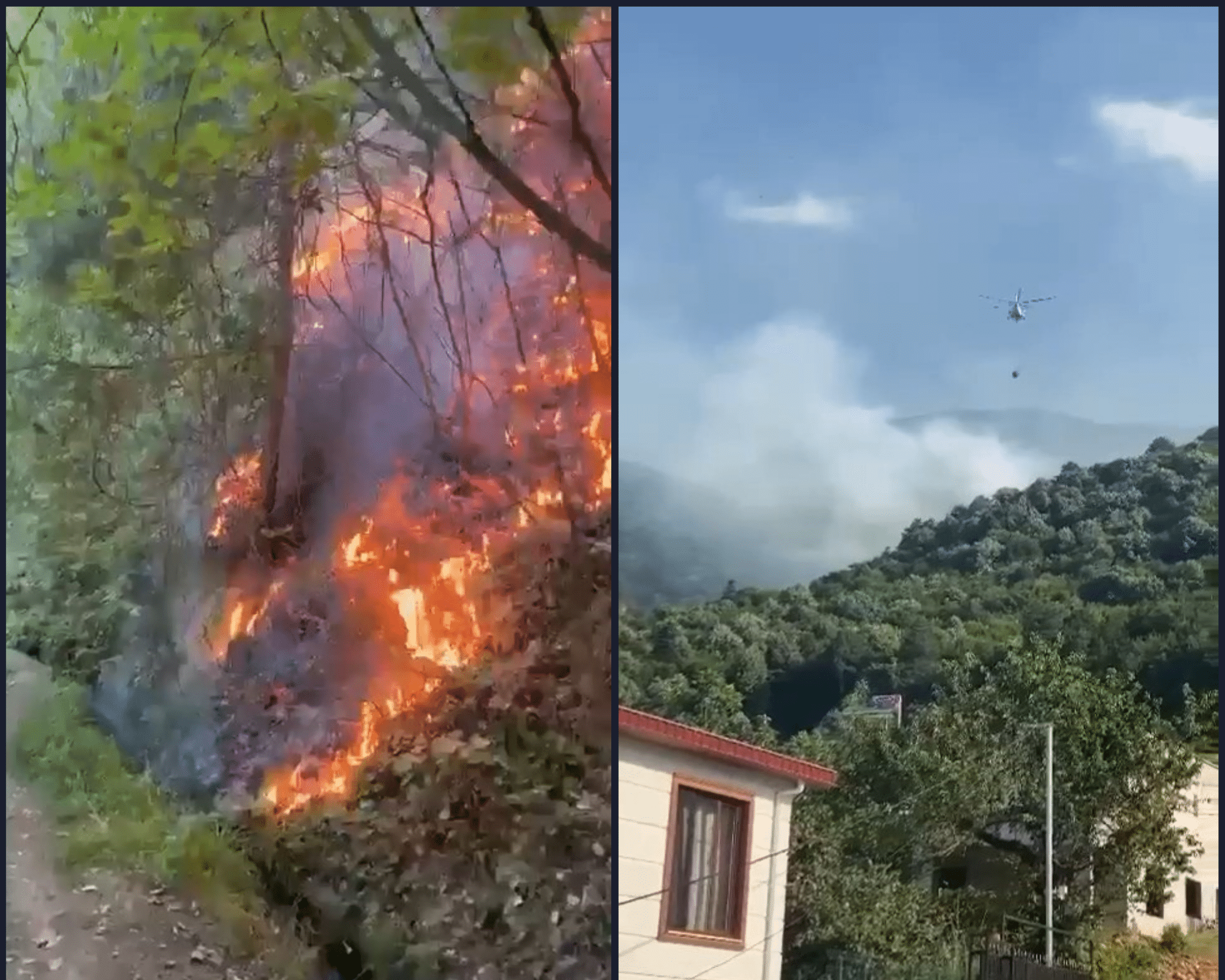 Bursa'da Uludağ’ın eteklerinde bulunan Balaban mevkiindeki ormanlık alanda başlayan yangına havadan ve karadan müdahale ediliyor.