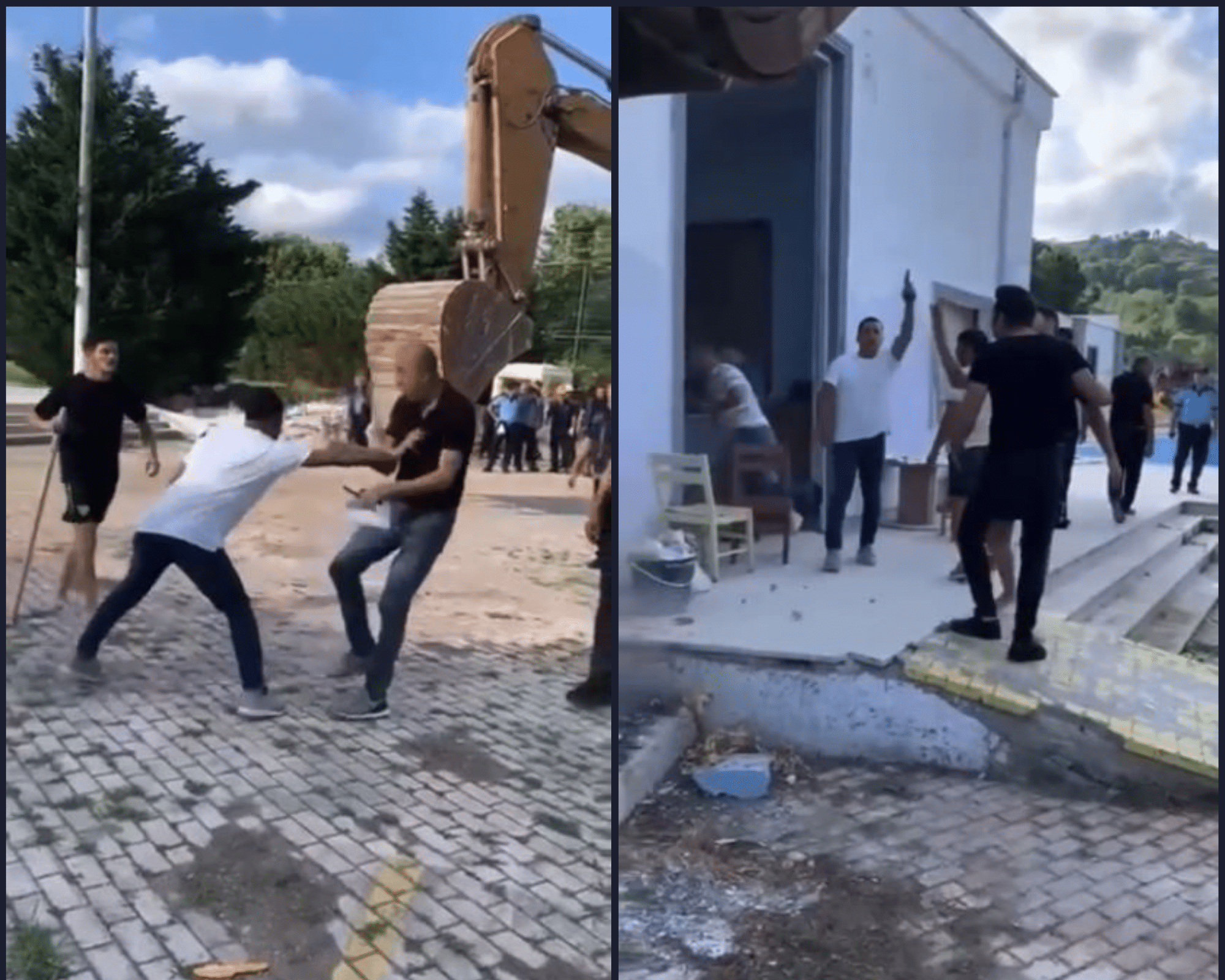 İstanbul Beylikdüzü'nde Gürpınar Sahili'nde yıkım sırasında olaylar çıktı. İBB'ye bağlı ekiplere ve polislere saldıran grup, silah ve bıçak çekip havaya ateş açtı.