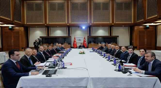 Ekonomi Koordinasyon Kurulu (EKK), Cumhurbaşkanı Yardımcısı Cevdet Yılmaz başkanlığında toplandı.