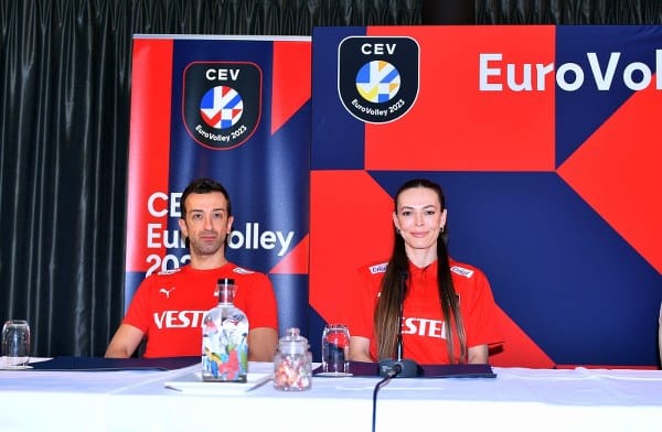  2023 Kadınlar CEV Avrupa Voleybol Şampiyonası’nda yarı finaller öncesinde medya günü yapıldı.