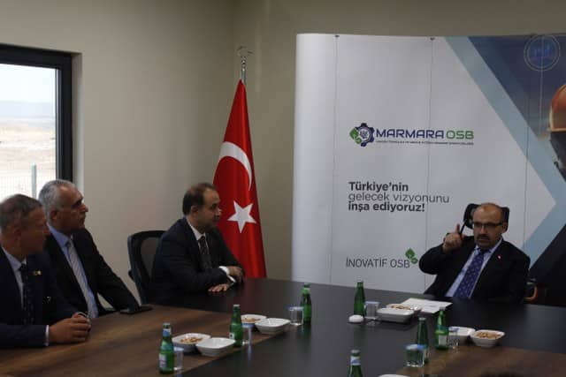 Balıkesir'in Bandırma ilçesinde Marmara Yüksek Teknoloji ve Makine İhtisas Organize Sanayi Bölgesinde (M