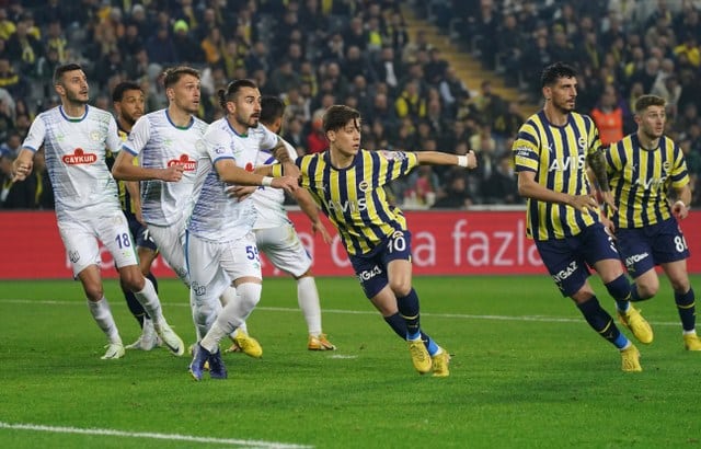 Fenerbahçe ile Çaykur Rizespor 43.kez karşı karşıya