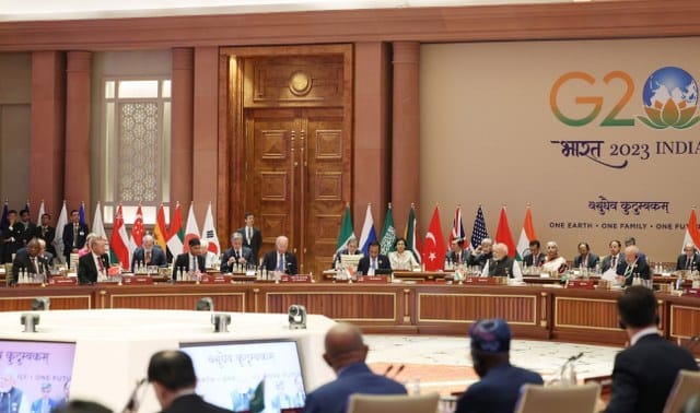 Hindistan'ın ev sahipliğinde bu yıl "Tek Yeryüzü, Tek Aile, Tek Gelecek" ana temasıyla düzenlenen 18'inci G20 Liderler Zirvesi başladı.