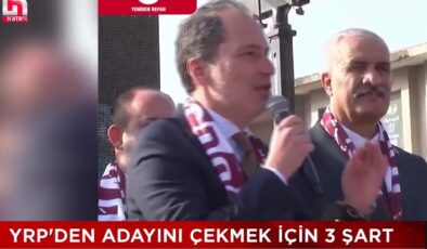 “YRP Genel Başkanı Fatih Erbakan’dan İstanbul Adayı İçin 3 Şart”