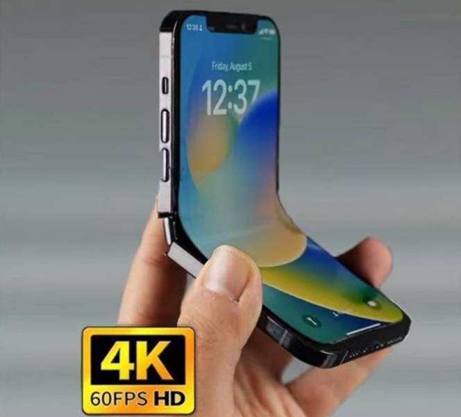 Katlanabilir iPhone, Apple, iPhone 17 Pro Max, Katlanma izi, 2025, Katlanabilir telefon,yeni iphone,iphone son modeli,iphone yeni modeli,;