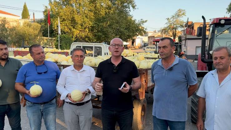 Serkan Sarı, Balıkesir, kavun üretimi, çiftçi sorunları, tarım maliyetleri, destek ödemeleri, CHP, tarım politikaları, iktidara çağrı.
