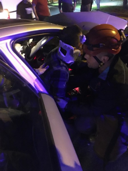 Bandırma'da meydana gelen trafik kazasında 3 kişi yaralandı.