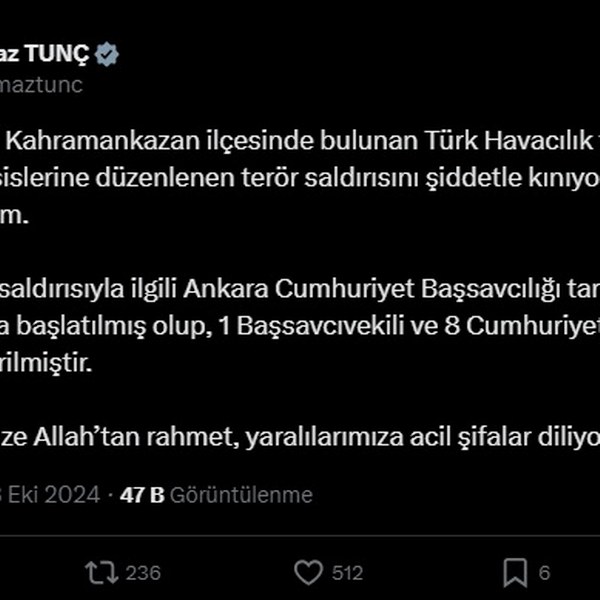 Ankara'da TUSAŞ'a Terör Saldırısı Şehit ve Yaralılar Var
