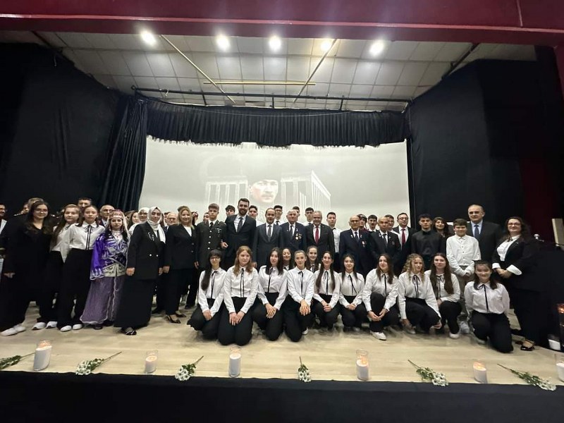 Bandırma 10 Kasım töreni, Atatürk'ü anma, Cumhuriyet Meydanı, Resul Yavuz konuşması, Barış Manço Kültür Merkezi