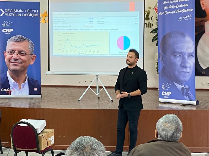 CHP Gömeç, Özkan Güven, eğitimde yetersizlik, ülkelerin eğitim sorunu, eğitim kampanyası, hükümete çağrı