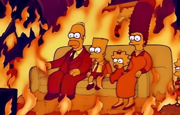 The Simpsons, 28 Şubat 2025, enerji kesintisi, kehanet, Bay Burns, koronavirüs, Fukushima, Neymar, animasyon dizisi