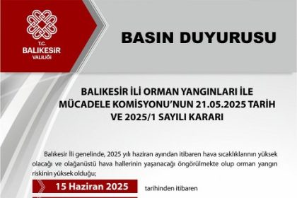 Balikesirde Ormana Giris Yasaklandi 2