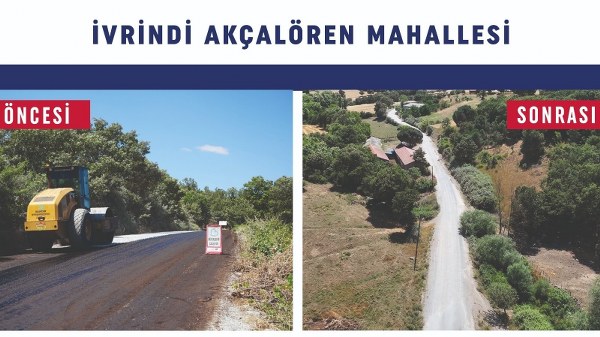 Gönen, Savaştepe ve İvrindi’de yollara modern dokunuş