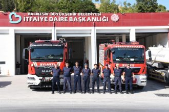 Balıkesir İtfaiyesi Sakarya’nın imdadına yetişti