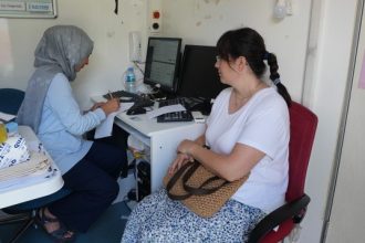 Büyükşehir’in Mobil KETEM Tırı Gönen’de