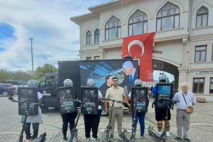 İYİ Parti Bandırma’dan LED'li ve Scooterlı Tanıtım Kampanyası