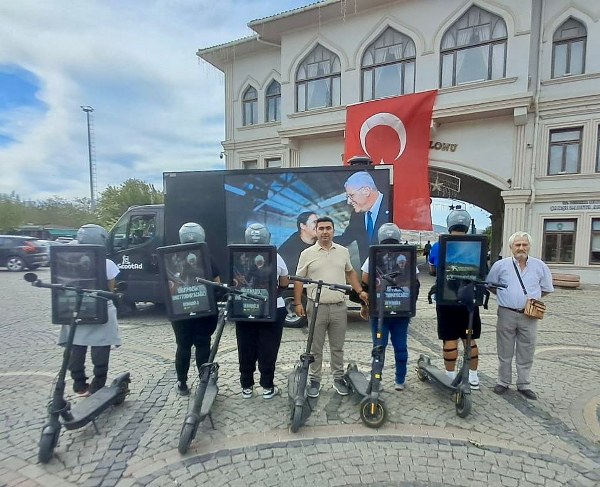 İYİ Parti Bandırma’dan LED'li ve Scooterlı Tanıtım Kampanyası