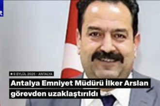 Antalya İl Emniyet Müdürü İlker Aslan, Gözaltında.