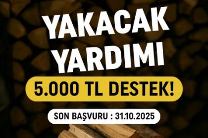 Büyükşehir’in “Yakacak Yardımı” Son Başvuru 31 Ekim