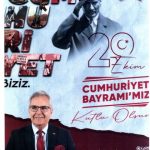 Cumhuriyetimizin ilanının 102. yılını, büyük bir sevinç ve gururla kutluyoruz.