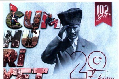 Cumhuriyetimizin ilanının 102. yılını, büyük bir sevinç ve gururla kutluyoruz.