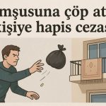 Komşusuna çöp atan kişiye hapis cezası onandı
