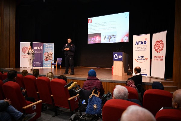 Balıkesir’de Özel Gereksinimlilere Afet Farkındalık Eğitimi