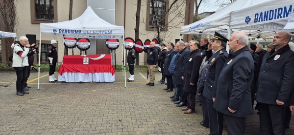 Polis Memuru Murat Saçan için tören düzenlendi