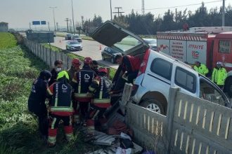Bandırma’da trafik kazası İki yaralı