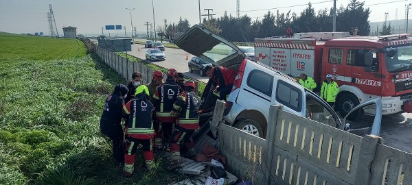 Bandırma’da trafik kazası İki yaralı