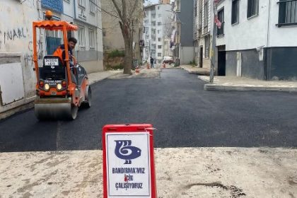Bandırma’da belediyesinden yoğun mesai